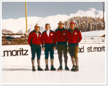 St. Moritz 1980 Bauer Johann, Reitinger Wiggerl, Benesch Rudi, Dubay Michi St. Moritz 1980 Bauer Johann, Reitinger Wiggerl, Benesch Rudi, Dubay Michi